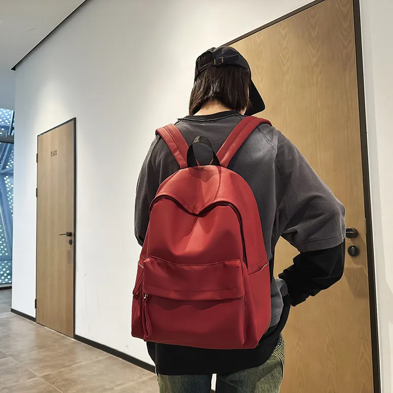 Alcohol Dragon PU Backpack Regular Unisex Black/Gray/Green/Red-19