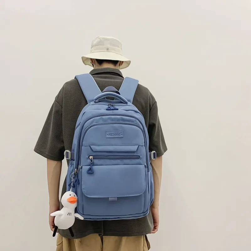 Alcohol Dragon Nylon Backpack Regular Unisex Multicolor-13
