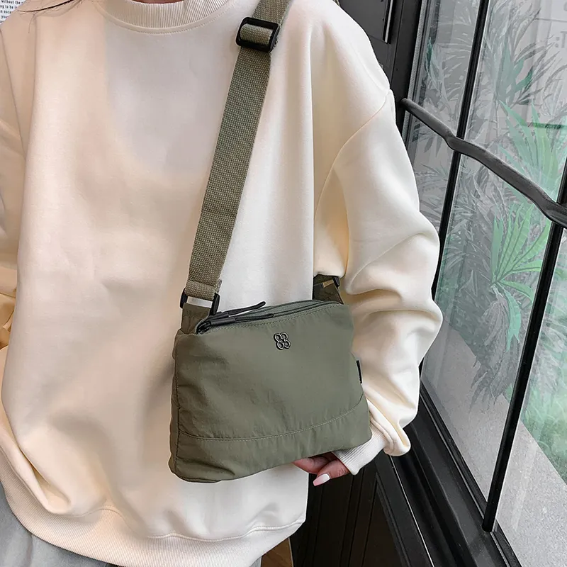 Alcohol Dragon Polyester Shoulder Bag Crossbody Bag Regular Women's Khaki/Black/Orange/Light Green/Dark Green-25