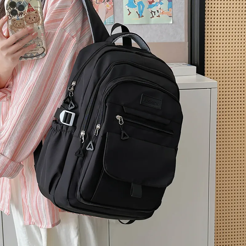 Alcohol Dragon Nylon Backpack Regular Women's White/Blue/Black/Purple/Gray-18