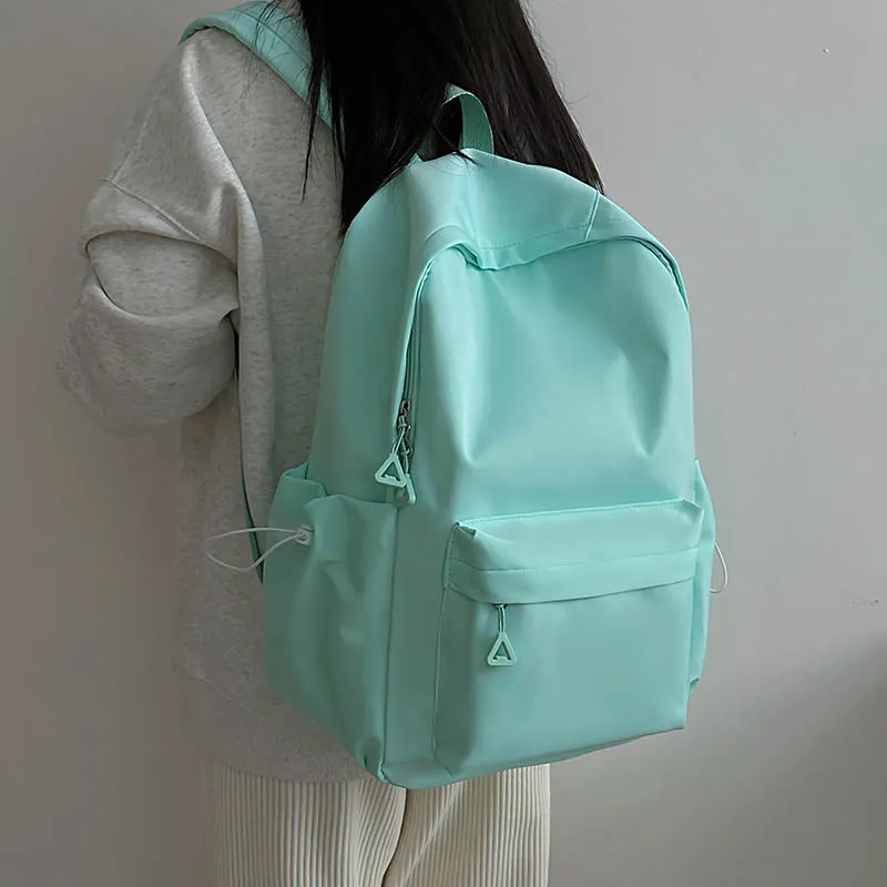 Alcohol Dragon Nylon Backpack Women's Pink/White/Black/Yellow/Green-28