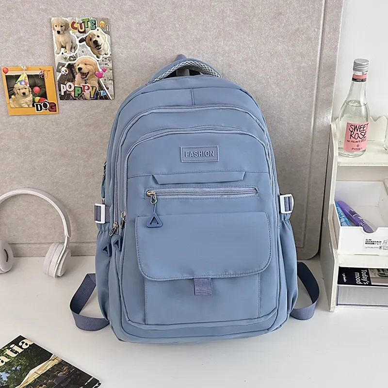 Alcohol Dragon Nylon Backpack Regular Women's White/Blue/Black/Purple/Gray-11