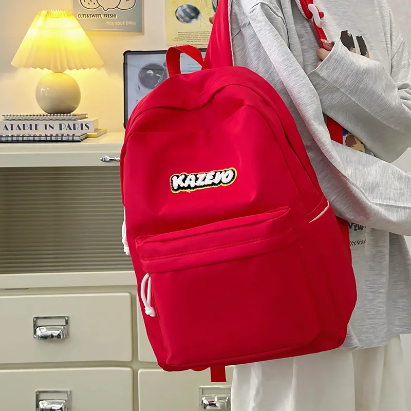 Alcohol Dragon Nylon Backpack Women's Multicolor-27
