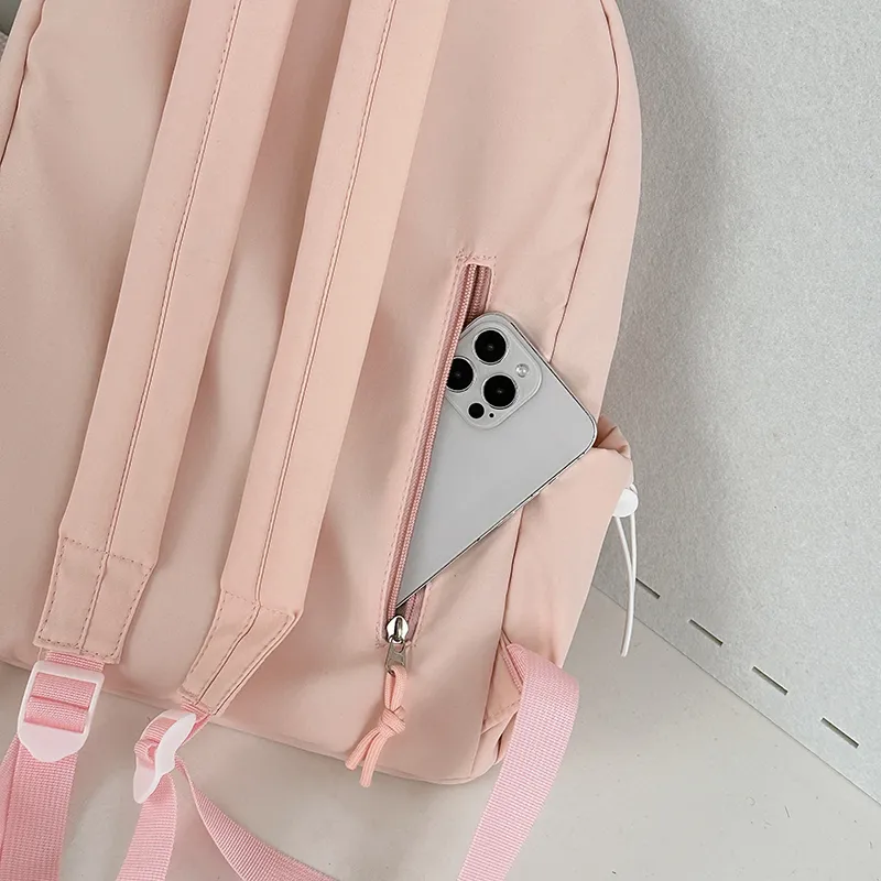 Alcohol Dragon Nylon Backpack Regular Women's Pink/Blue/Black/White/Red-8