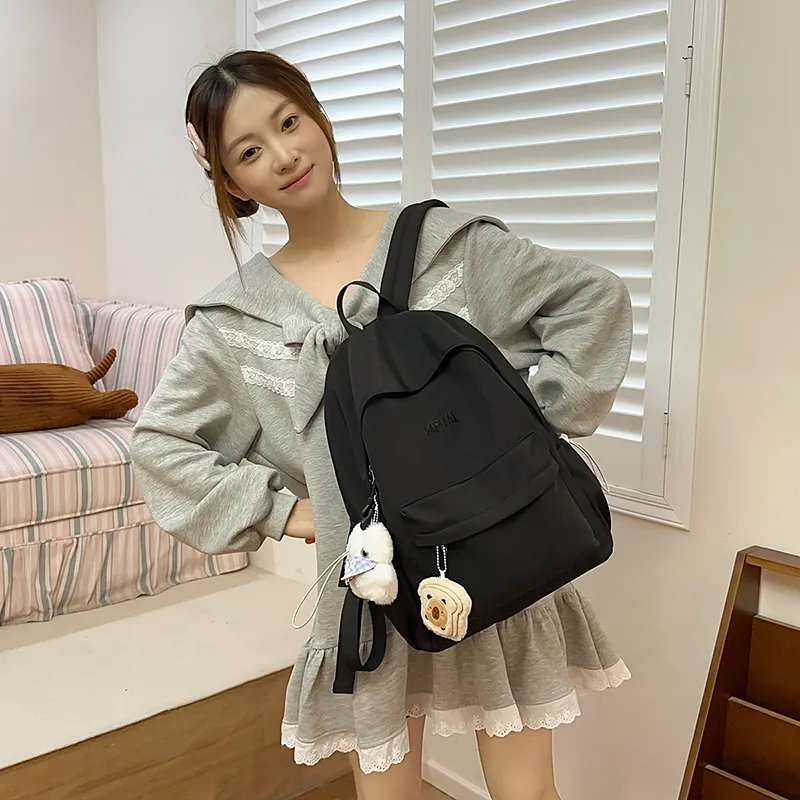 Alcohol Dragon Nylon Backpack Unisex Multicolor-6