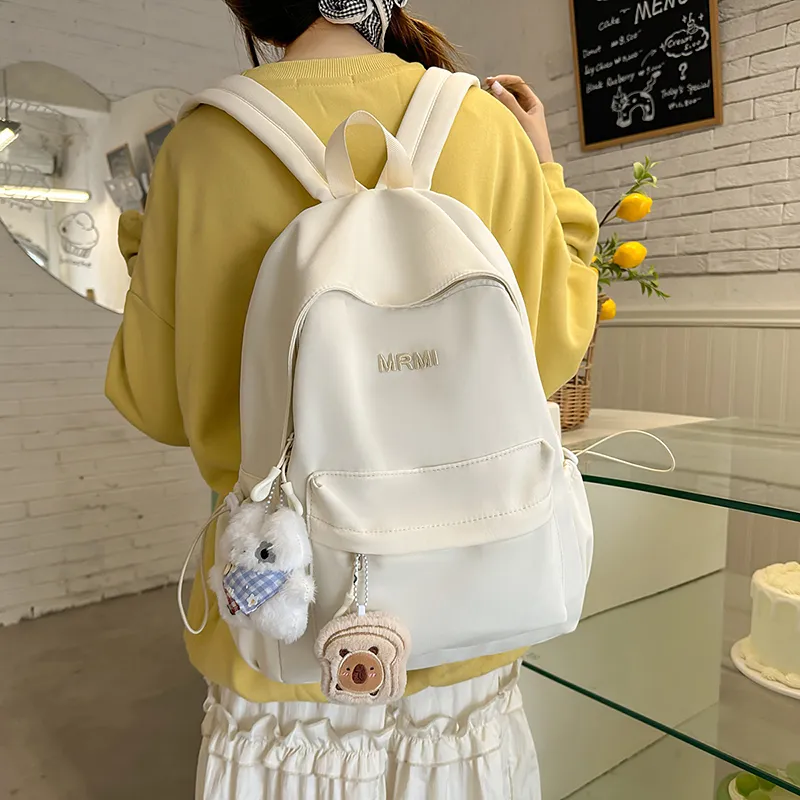 Alcohol Dragon Nylon Backpack Unisex Multicolor-10
