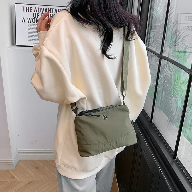 Alcohol Dragon Polyester Shoulder Bag Crossbody Bag Regular Women's Khaki/Black/Orange/Light Green/Dark Green-26
