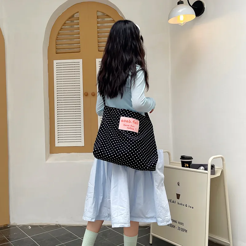 Alcohol Dragon Nylon Tote Bag Shopping Bag Shoulder Bag Crossbody Bag Regular Women's Black-2