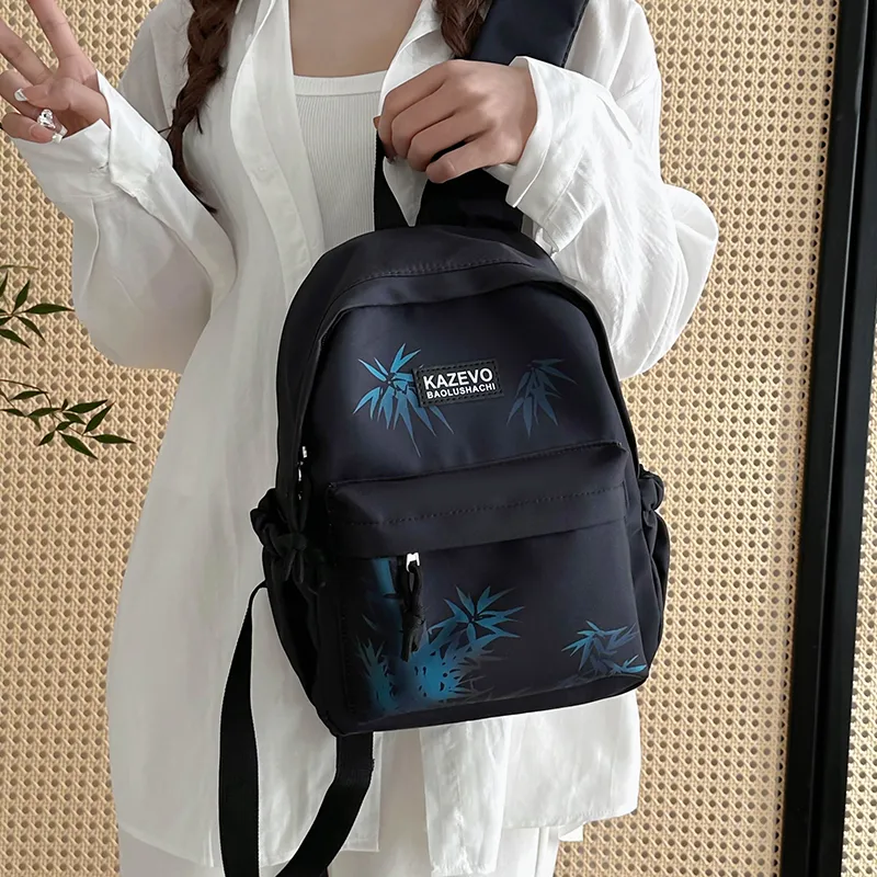 Alcohol Dragon Polyester Backpack Large Size Unisex Multicolor-2
