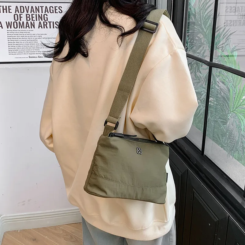 Alcohol Dragon Polyester Shoulder Bag Crossbody Bag Regular Women's Khaki/Black/Orange/Light Green/Dark Green-24