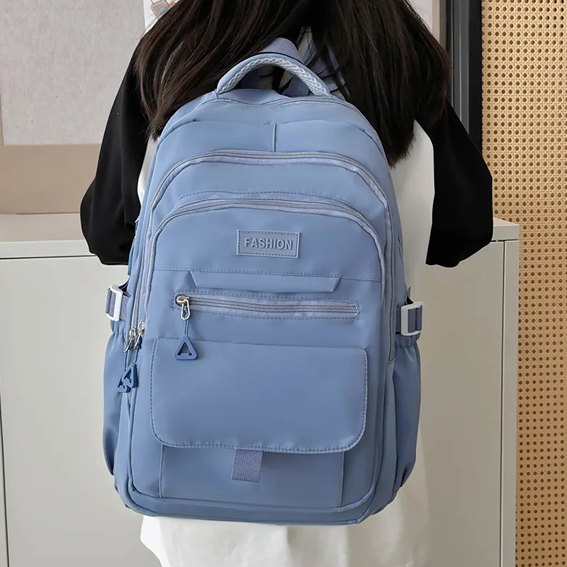 Alcohol Dragon Nylon Backpack Regular Women's White/Blue/Black/Purple/Gray-12