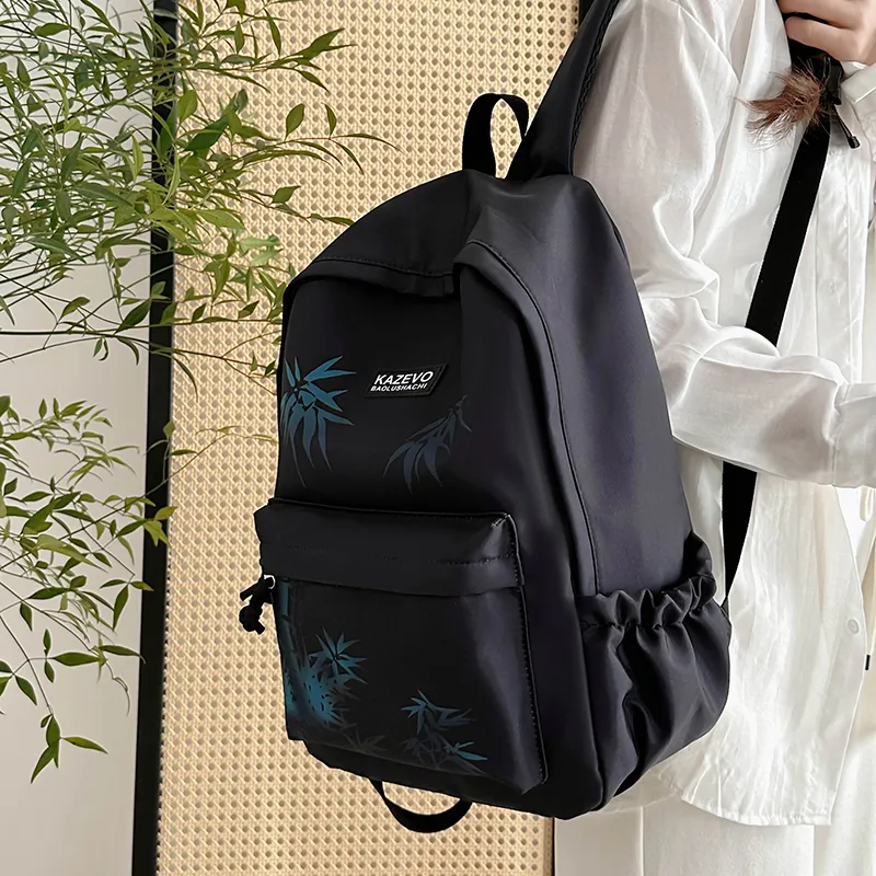 Alcohol Dragon Polyester Backpack Large Size Unisex Multicolor-6