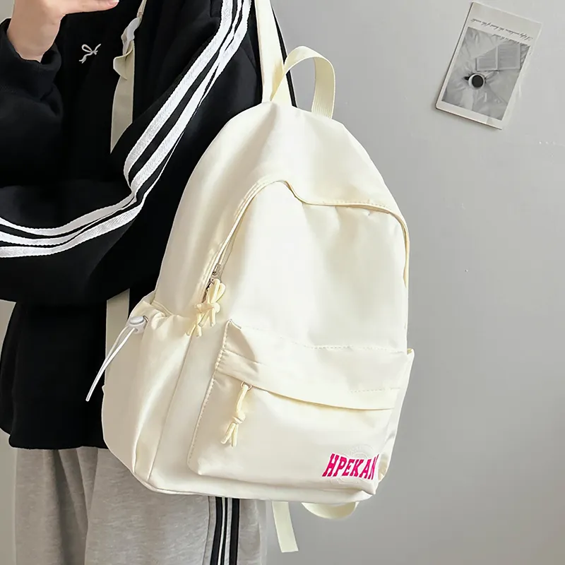 Alcohol Dragon Nylon Backpack Regular Women's Pink/Blue/Black/White/Red-20
