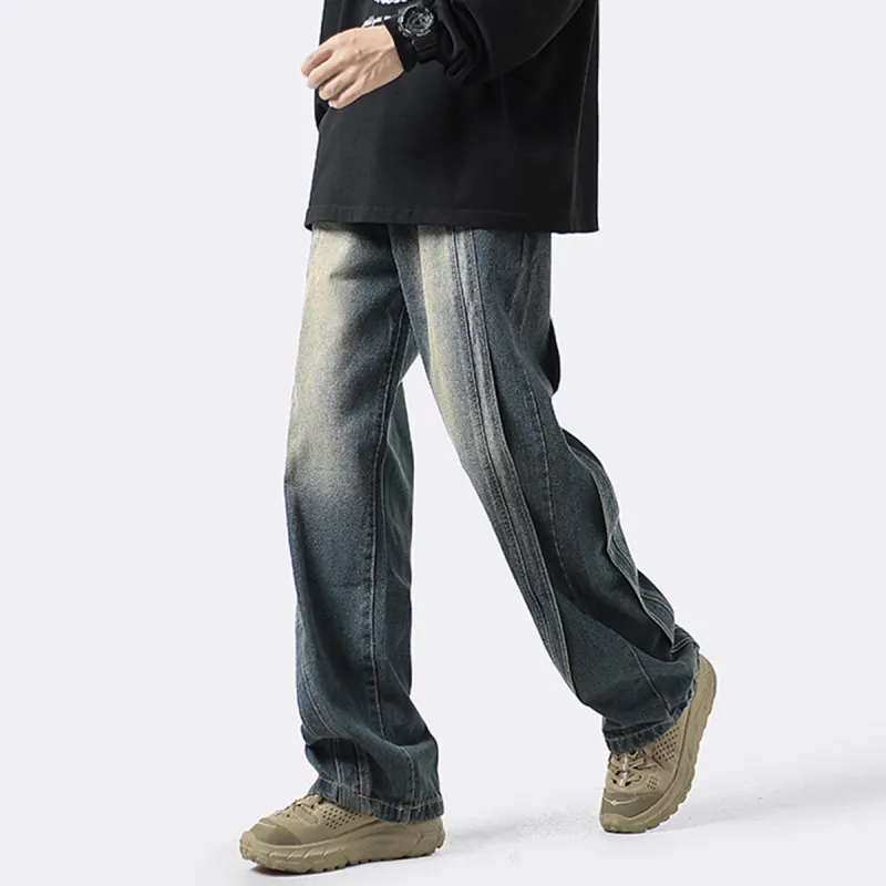 GENT LORE Jeans Unisex Vintage Blue-4