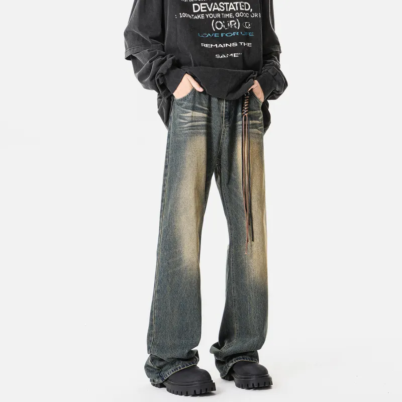 GENT LORE Jeans Unisex Yellow Mud-6