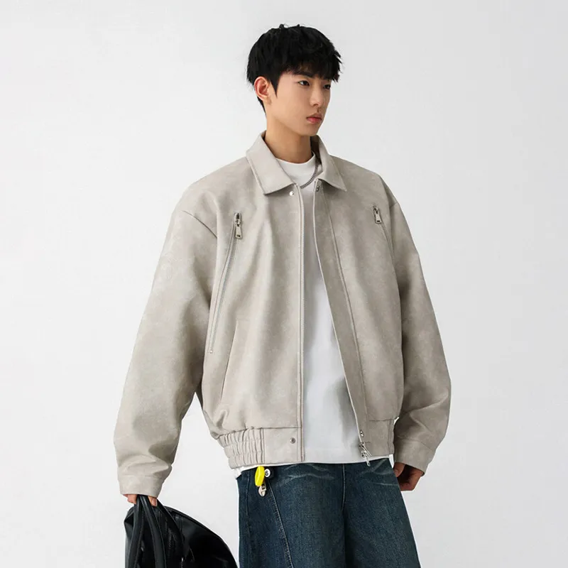 GENT LORE Leather Jacket Unisex-4