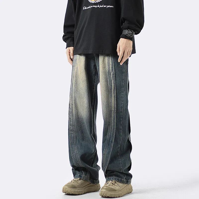 GENT LORE Jeans Unisex Vintage Blue-1