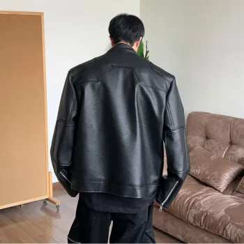 GENT LORE Leather Jacket Unisex