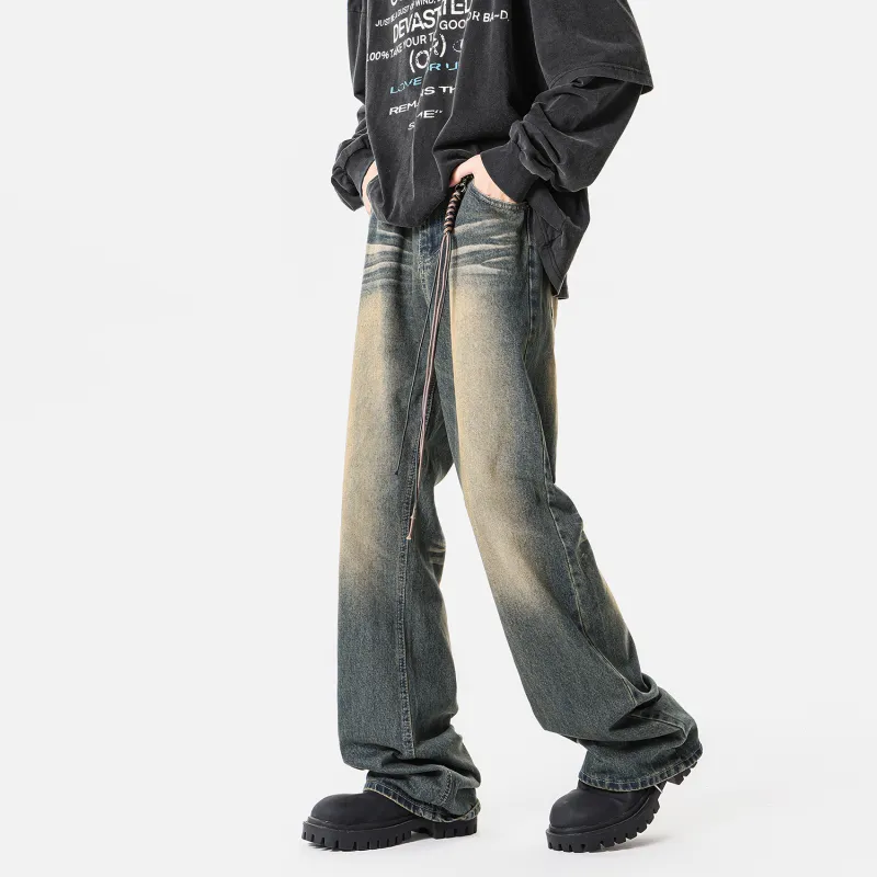 GENT LORE Jeans Unisex Yellow Mud-5
