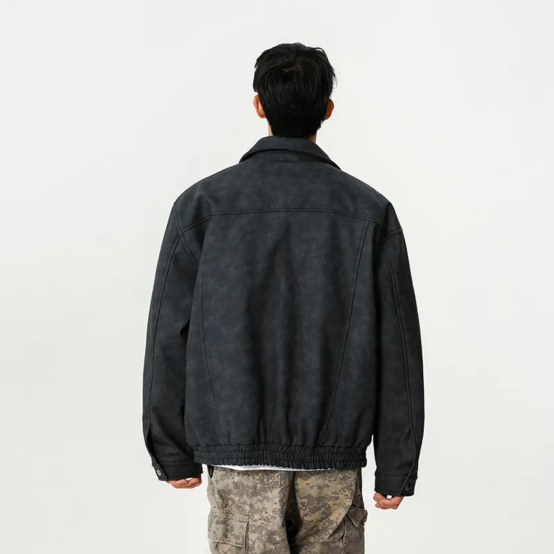 GENT LORE Leather Jacket Unisex-0