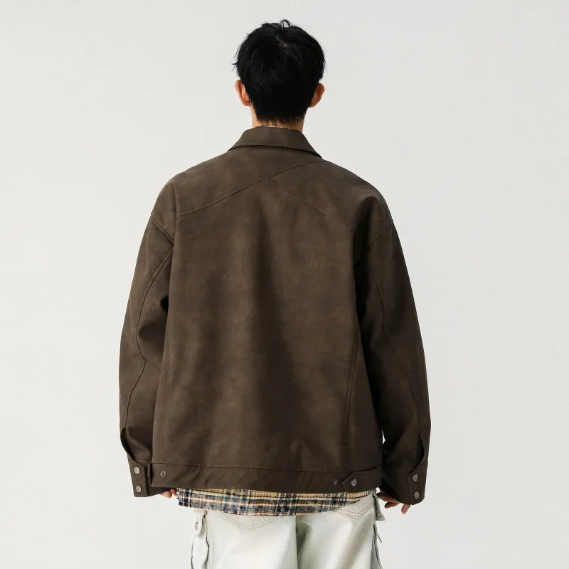 GENT LORE Leather Jacket Unisex-0