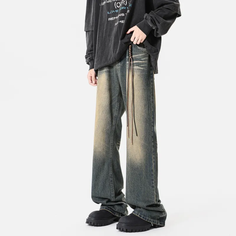GENT LORE Jeans Unisex Yellow Mud-3