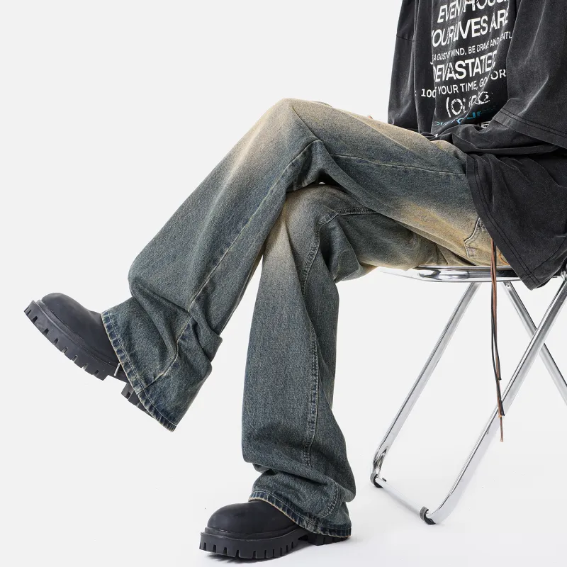 GENT LORE Jeans Unisex Yellow Mud-7
