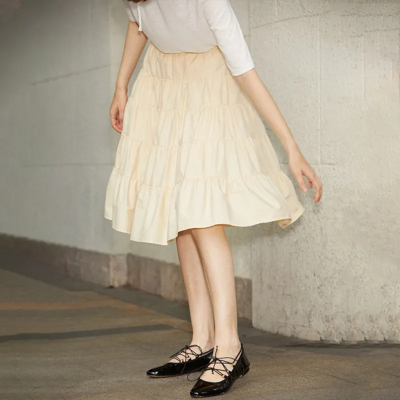 SOLWEIGE Casual Long Skirts Women's-5