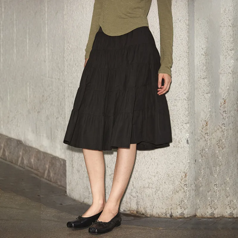 SOLWEIGE Casual Long Skirts Women's-1