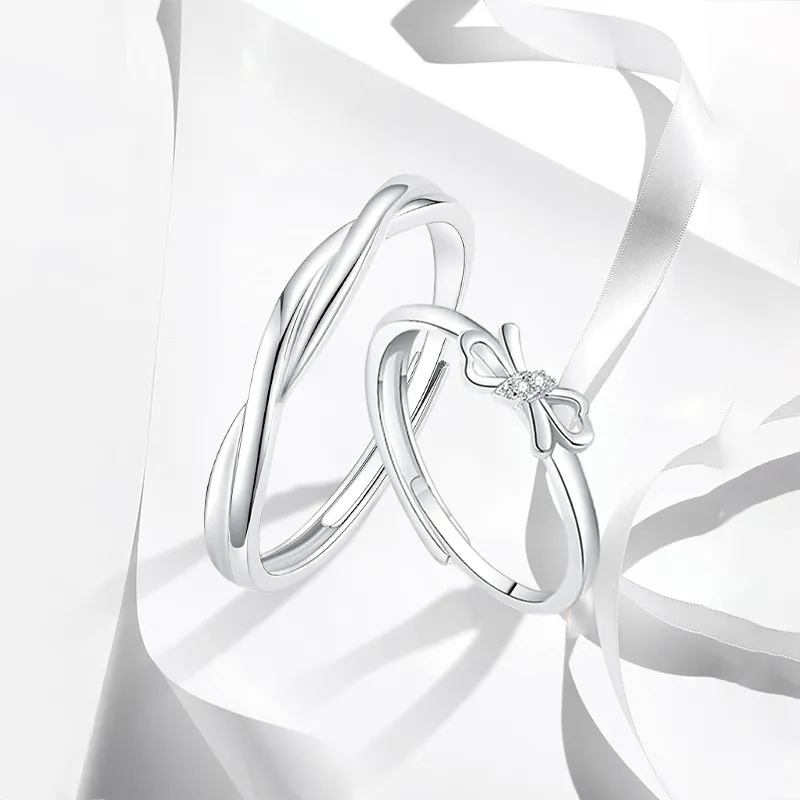 MISS TOOYA S999 Fine Silver Rings Unisex-4