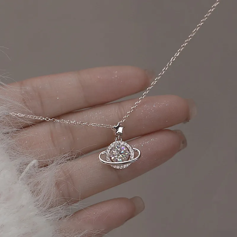 MISS TOOYA S925 Silver Necklaces Women's-3