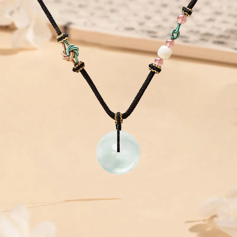 MISS TOOYA African Emerald Necklaces Unisex-4
