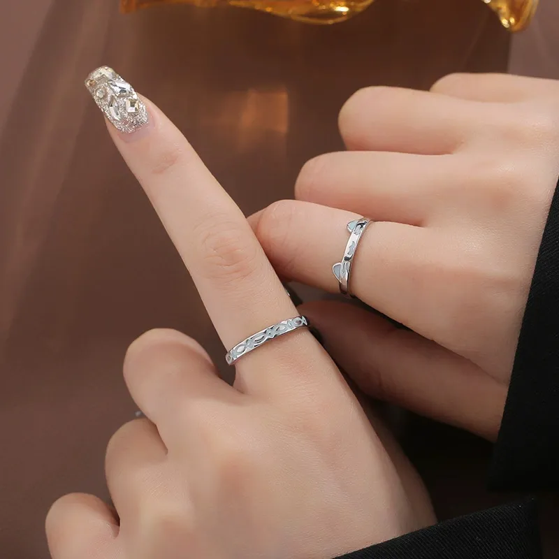 MISS TOOYA S999 Fine Silver Rings Unisex-3