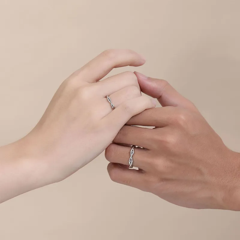 MISS TOOYA S925 Silver Rings Unisex-3