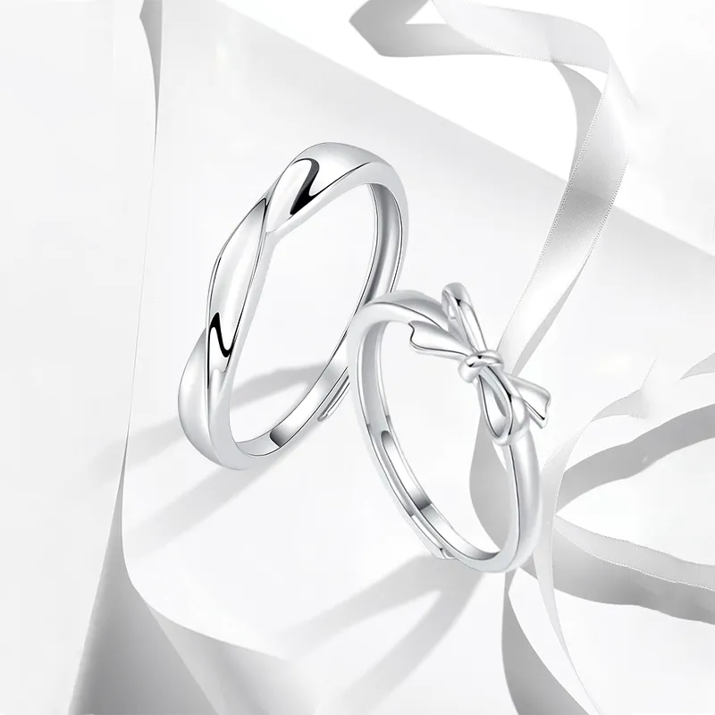 MISS TOOYA S999 Fine Silver Rings Unisex-10