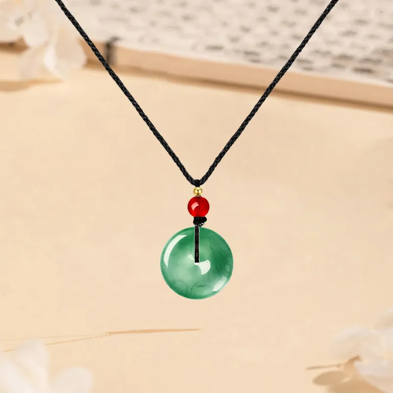 MISS TOOYA African Emerald Necklaces Unisex-3