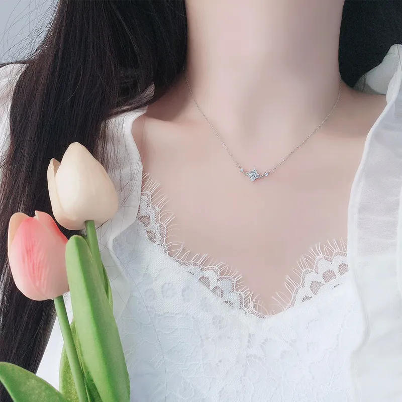 MISS TOOYA S925 Silver Necklaces Women's-4