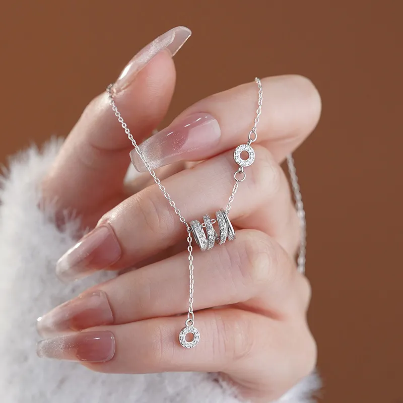 MISS TOOYA S925 Silver Necklaces Women's-2