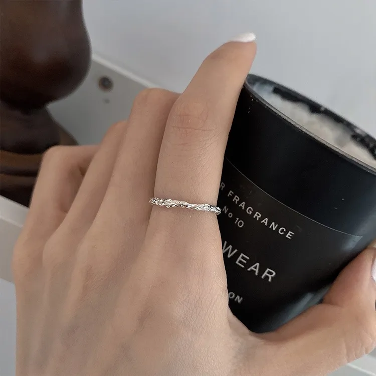 MISS TOOYA S925 Silver Rings Unisex-5
