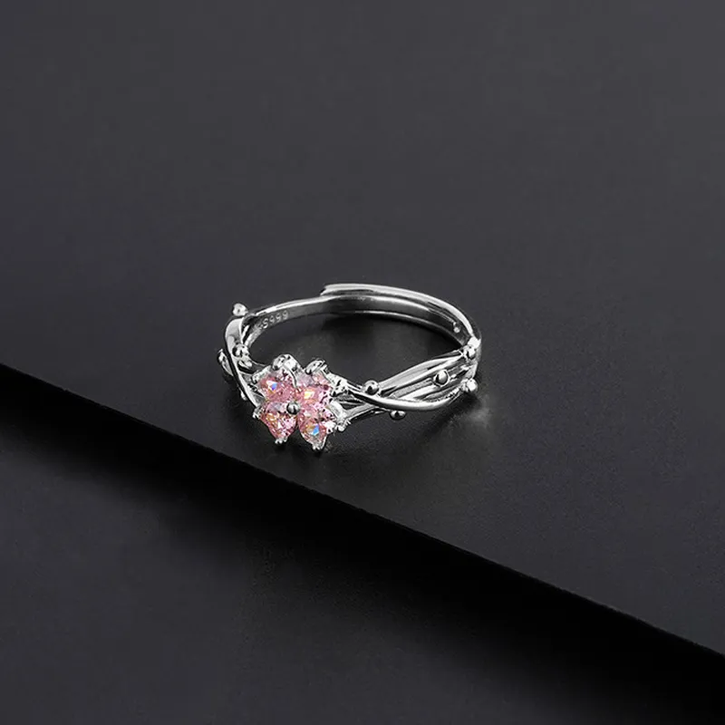 MISS TOOYA S999 Fine Silver Rings Women's-9
