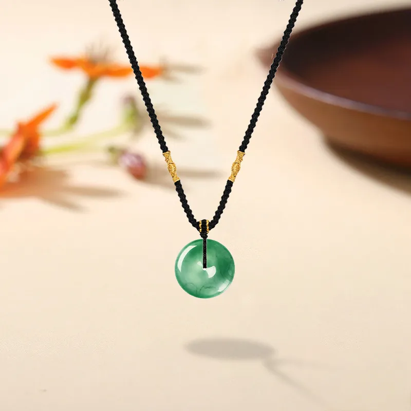 MISS TOOYA African Emerald Necklaces Unisex-4