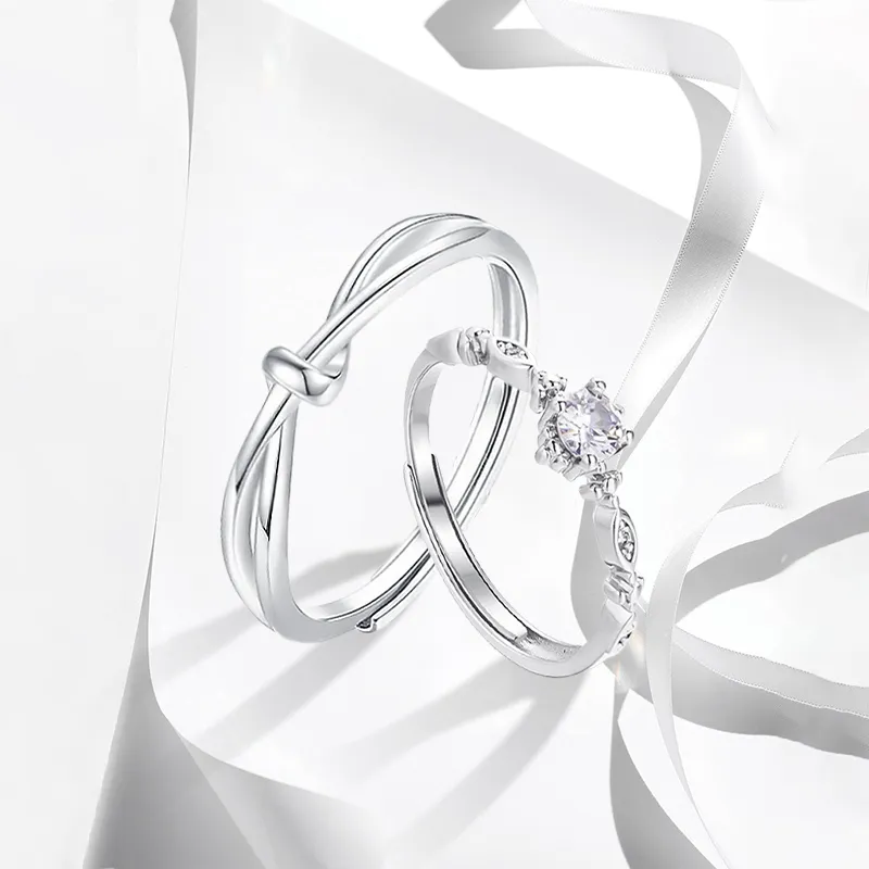 MISS TOOYA 999 Fine Silver Rings Unisex-4