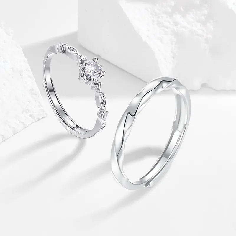 MISS TOOYA S999 Fine Silver Rings Unisex-3