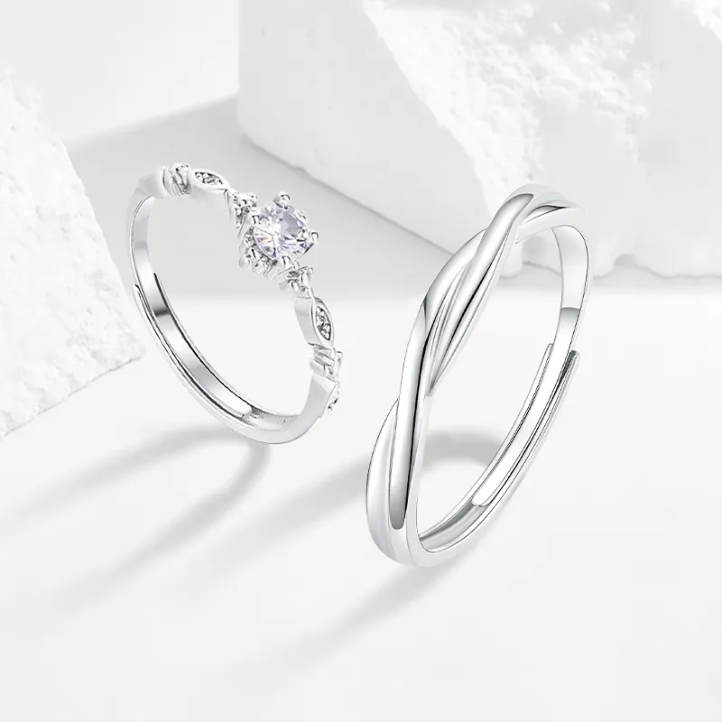 MISS TOOYA S999 Fine Silver Rings Unisex-4