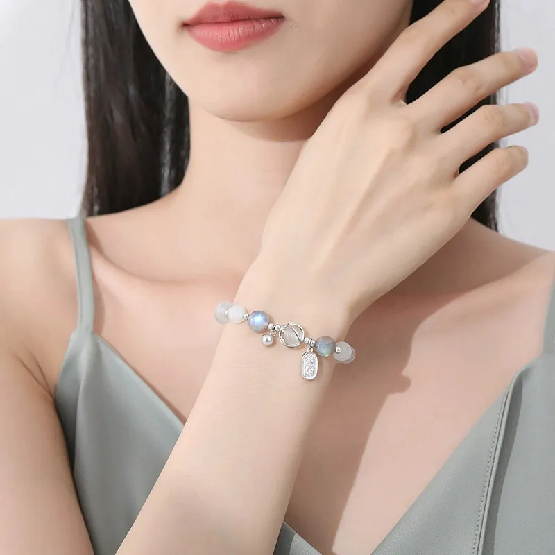 MISS TOOYA Glass Cat Eye Bracelets Women's-3