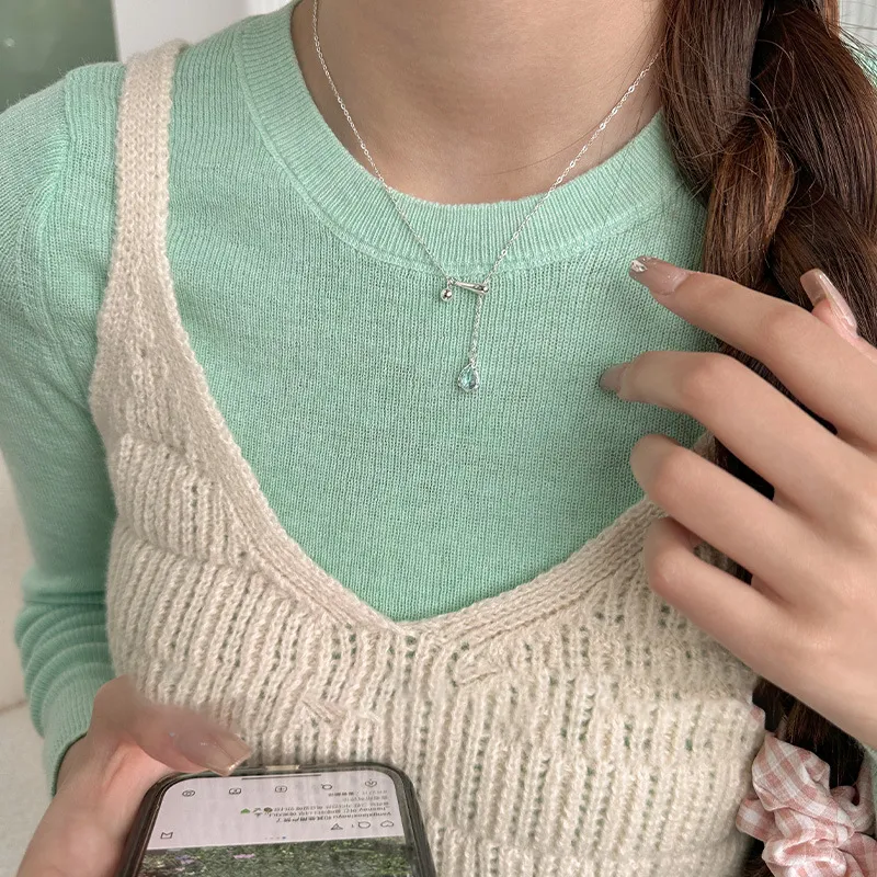 MISS TOOYA S925 Silver Necklaces Women's-3