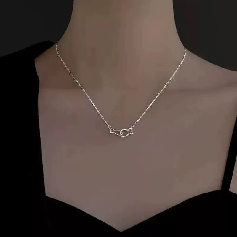 MISS TOOYA Sterling Silver Necklaces Women's-3
