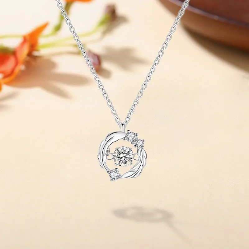 MISS TOOYA Glass Cat Eye Necklaces Women's-3