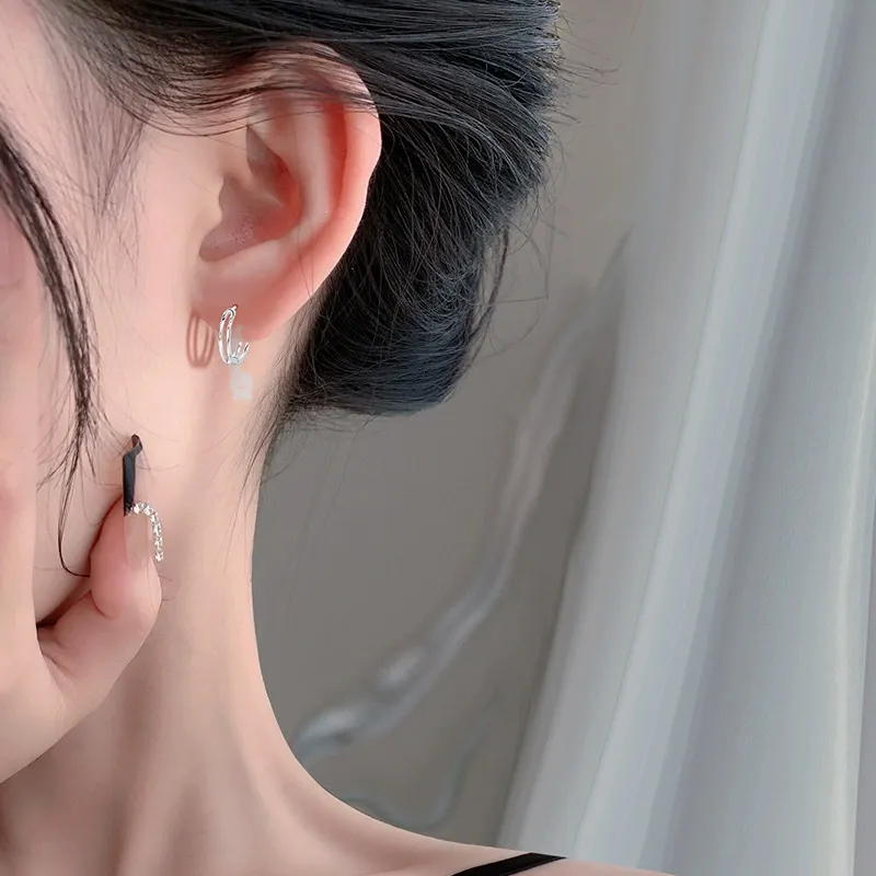 MISS TOOYA S999 Fine Silver Earrings Women's-3