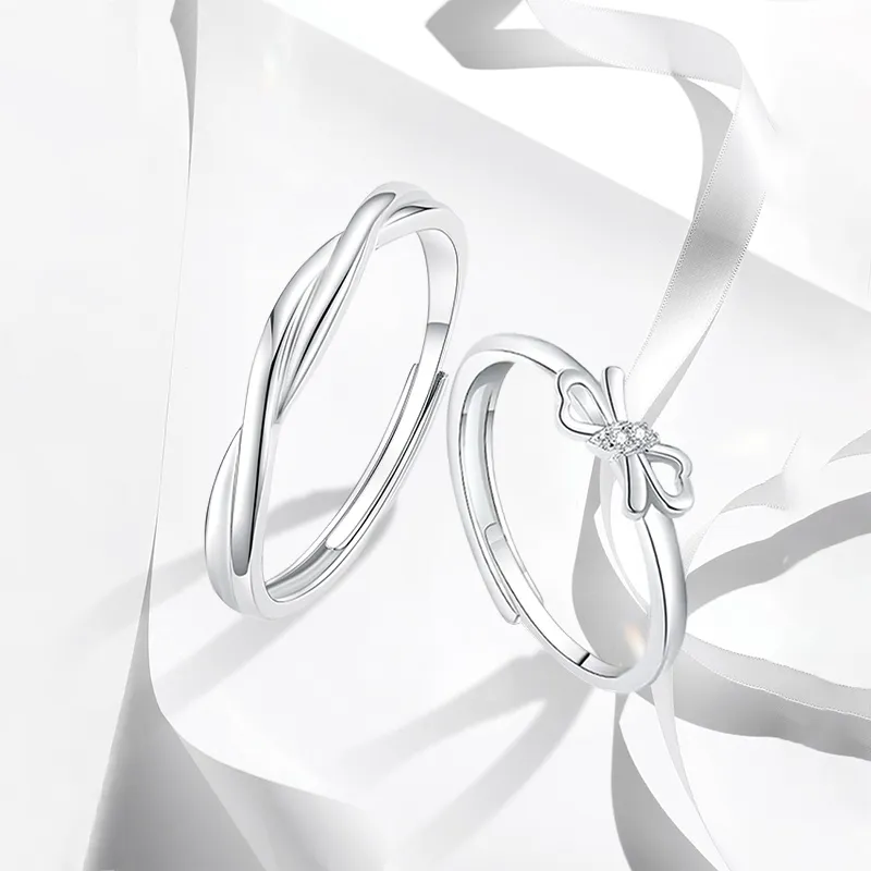 MISS TOOYA S999 Fine Silver Rings Unisex-15